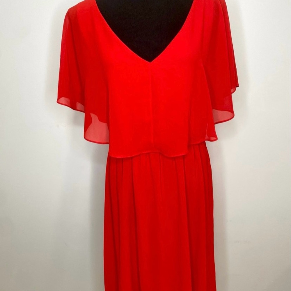 NAF NAF Vibrant Red Mini Dress
